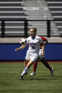 Morgan Celaya has two goals, one assist and 14 shots on goal heading into Friday's BIG EAST match against Providence.