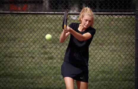 Matea Cutura's victory over ITA No. 12 Kate Turvy of Northwestern was a milestone for the DePaul women's tennis program.