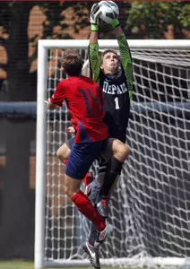 Goalkeeper Eric Sorby turned in another splendid effort in keeping DePaul close during a 1-0 loss on Saturday.