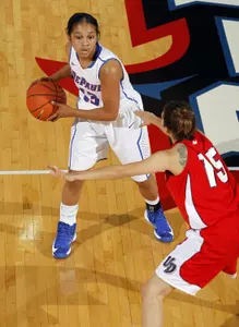 Chanise Jenkins and the Blue Demons host Yale at 7 p.m. on Nov. 19