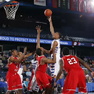Cleveland Melvin registered his eighth career double-double while becoming the 47th player in program history with 1,000 career points.