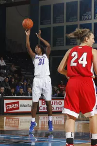 Jasmine Penny and the Blue Demons play South Carolina on Saturday at 4:30 (AST)