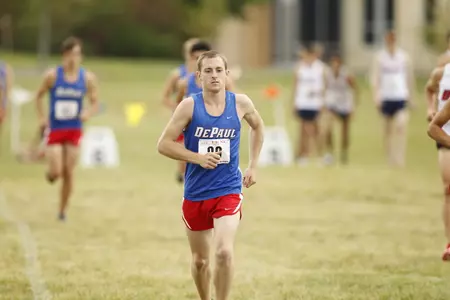 Max Clink was second on DePaul's team at last year's NCAA Cross Country Midwest Regional.