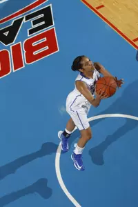Chanise Jenkins scored a career-high 14 points in DePaul's 68-46 win over Northern Illinois on Saturday.