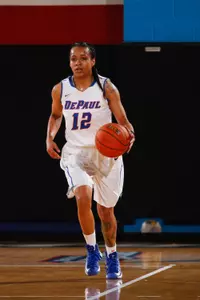 Brittany Hrynko scored a season-high 21 points in DePaul's win over Princeton