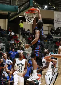 Jamee Crockett and the Blue Demons play Milwaukee on Sunday at Allstate Arena.