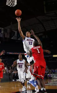 Cleveland Melvin led DePaul with 22 points and 11 rebounds in Wednesday night's 87-81 loss to St. John's.