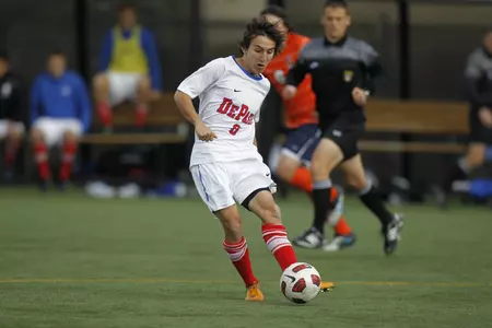 Antonio Aguilar was All-BIG EAST First Team last season and led the Blue Demons in points.