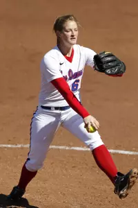 Hannah Penna kept the Blue Demons within striking distance in Friday's 2-0 loss to No. 1 California.