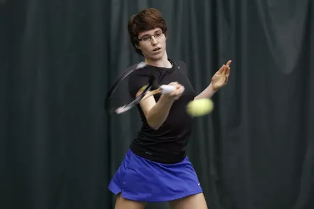 Jasmin Kling and the Blue Demons host SMU on Saturday at Lakeshore Sport and Fitness.