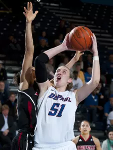 Katherine Harry set a McGrath-Phillips Arena record with 20 rebounds against Louisville. The junior was named to the BIG EAST Conference Honor Roll on Monday.