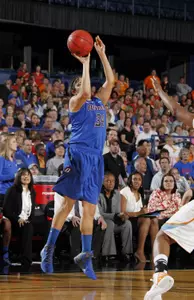 Deanna Ortiz finishes her DePaul career with 314 points. She scored nine points in DePaul's loss to Tennessee in the Second Round of the NCAA Tournament.