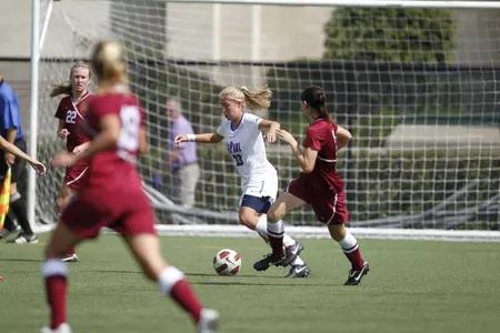 Ashleigh Goddard will lead the Blue Demons into their spring season on Sunday at Loyola Chicago.