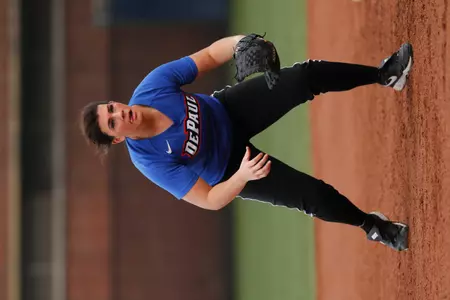 Mary Connolly had a clutch two-run single in DePaul's 4-3 loss to No. 11/11 Louisville on Saturday.