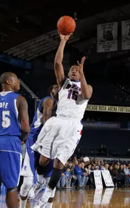 Moses Morgan scored 19 points off the bench for the Blue Demons.