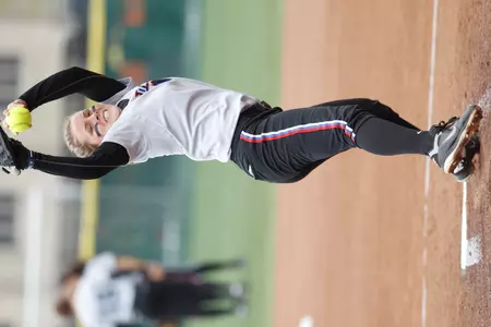 Kirsten Verdun only gave up two hits and finished with 11 strikeouts in a 6-0 victory over Connecticut.