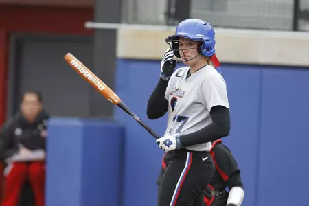 Paige Peterson's solo home run highlighted the Blue Demons' 6-1 win over Northwestern on Wednesday.