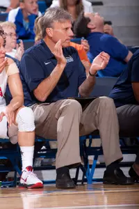 DePaul head coach Doug Bruno serves as an assistant coach for the National Team. USA closes out its exhibition schedule when it takes on Turkey on Sunday.