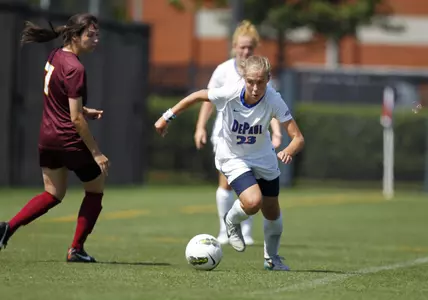 Ashleigh Goddard led her team with three shots---two on goal---in Sunday's 1-0 loss to Loyola Chicago.