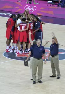 DePaul women's basketball coach Doug Bruno was an assistant coach on the gold-medal winning USA Basketball women's team.