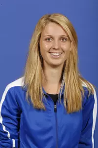 Matea Cutura was one of four Blue Demons to take their collegiate singles debut on Friday afternoon