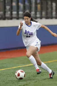 Radosavljevic led the Blue Demons in shots with two.