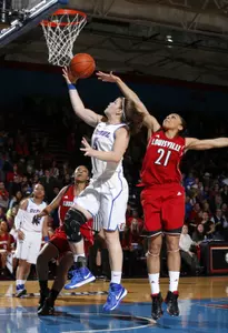 Anna Martin led the Blue Demons with 22 points.