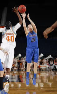 Megan Rogowski will miss 4-6 weeks with a broken right hand.