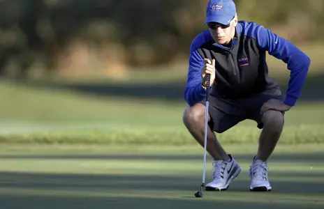 James Lelliot cards the lowest score for the Blue Demons in the third round