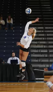 Abbie Fleener put up 24 kills in the match, the most by a Blue Demon since 2009.