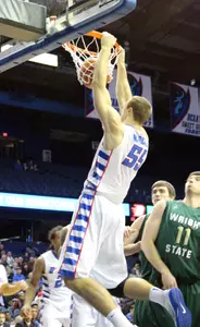 The Blue Demons play at Milwaukee at 7 p.m. Tuesday night.