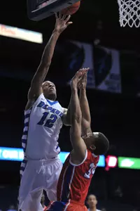 Cleveland Melvin recorded a season-high 28 points and finished with his 17th double-double as DePaul won its third straight on Wednesday.