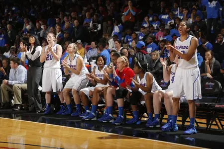 Maddie Crowell and DePaul play Louisiana-Monroe in Duel in the Desert finale on Saturday.