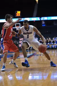 The Blue Demons and Redbirds play at 3:35 p.m. at Redbird Arena on Sunday.