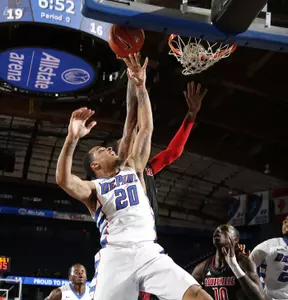 Brandon Young scored 22 points with six assists against Louisville.