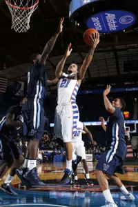 Jamee Crockett scored 16 points against Villanova on Tuesday night.