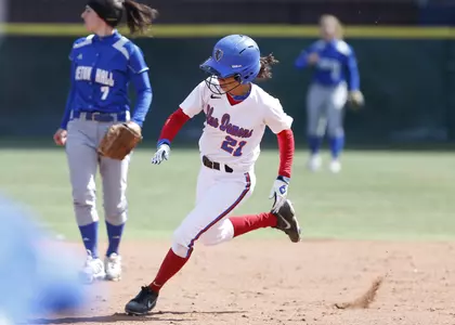 Samantha Dodd and the Blue Demons had their game against Illinois on Wednesday cancelled by stormy weather.