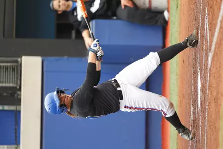 Mary Connolly led the attack against Syracuse with a home run, triple and five RBIs in DePaul's 15-6 victory.