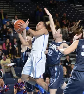 Brittany Hrynko scored 20 points against Villanova en route to her first career BIG EAST Player of the Week honor.