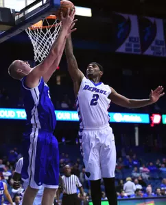 Tommy Hamilton IV totaled 12 points and six rebounds against Lehigh Wednesday night.