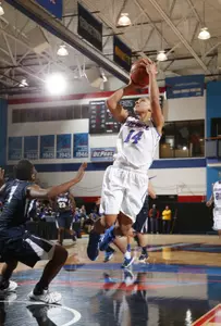 Jessica January and the Blue Demons play at Loyola on Wednesday morning.