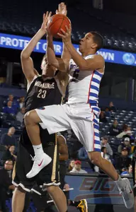Billy Garrett Jr. paced the DePaul offense with 18 points versus Milwaukee on Sunday.