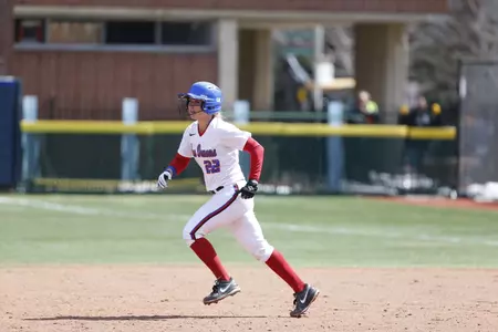 Staci Bonezek connected for DePaul's first home run of the season in Friday's setback.