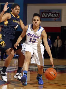 Chanise Jenkins scored 11 points and dished out six assists in DePaul's 78-49 win at Xavier on Wednesday.