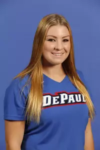Dylan Christensen hit her first career home run and knocked in a pair, helping DePaul improve to 13-4.