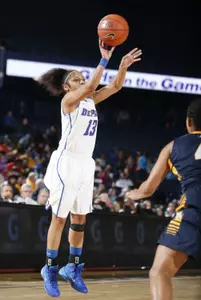 Chanise Jenkins and the Blue Demons play Oklahoma on Saturday a 12:30 p.m. (CT) at Duke's Cameron Indoor Stadium. The first round tilt will be televised on ESPN2.