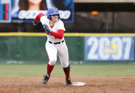 Morgan Maize provided half of DePaul's offensive output in a 12-0 win, smacking a grand slam and two-run homer on Saturday.
