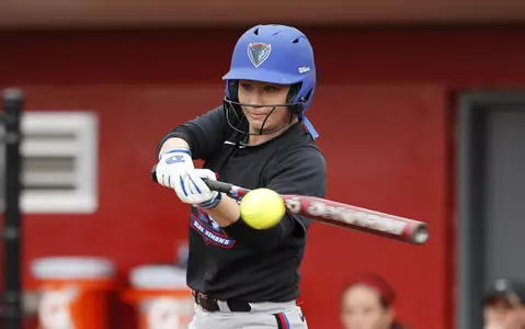 Allie Braden went 3-for-3, scoring twice and knocking in two more runs as DePaul cruised to a 9-1 win on Sunday.
