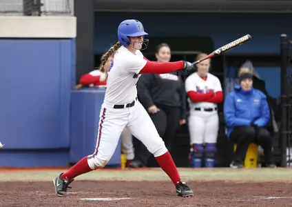Freshman Nicole Pihl staked DePaul to an early lead with her three-run homer in the first inning.
