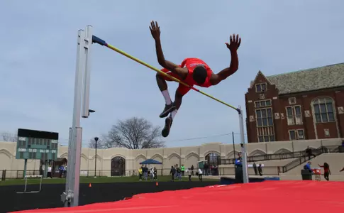 Durrell McDonald took second in the high jump Saturday.
